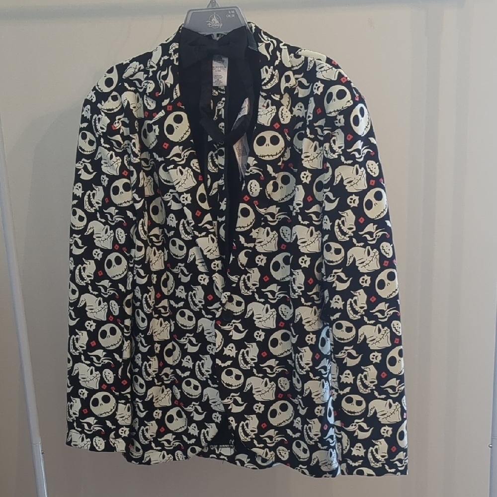 Disney Tim Burton's The Nightmare Before Christmas Glow in The Dark Half Suit